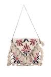 Shop Nazaakat By Samara Singh Multi Color Embroidery, Tassels Designer Handbag With Sling at Aza Fashions Shop_Nazaakat By Samara Singh_Multi Color Embroidery, Tassels Designer Handbag With Sling _at_Aza_Fashions