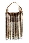 Buy_Nazaakat By Samara Singh_Multi Color Fringe, Beads Designer Silk Handbag _Online_at_Aza_Fashions