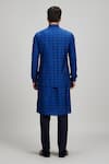 Shop_BUBBER COUTURE_Navy Designer Printed Bundi _at_Aza_Fashions