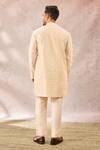 Shop_Masaba_Ivory Chanderi Embroidery Classic Kurta_at_Aza_Fashions