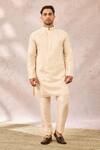 Buy_Masaba_Ivory Chanderi Embroidery Classic Kurta_at_Aza_Fashions