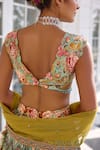 Shop_Kalista_Multi Color Pavika Floral Embroidered Lehenga Set _Online_at_Aza_Fashions