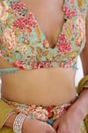 Buy_Kalista_Multi Color Pavika Floral Embroidered Lehenga Set 