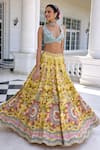 Buy_Kalista_Sofia Yellow Lehenga Set 