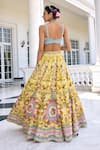 Kalista_Sofia Yellow Lehenga Set _Online_at_Aza_Fashions