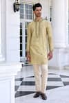 Shop_Kalista_Mint Farmaan Embroidered Kurta Set _Online_at_Aza_Fashions