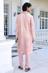 Shop_Kalista_Esfhan Embroidered Dusty Pink Kurta Set _at_Aza_Fashions
