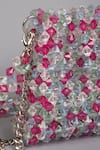 Buy_Tussya_Multi Color Crystal Handbag 