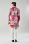 Shop_Arihant Rai Sinha_Multi Color Printed Sherwani And Pollo Pant _at_Aza_Fashions