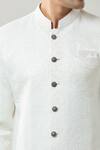Buy_Arihant Rai Sinha_White Woven Jacquard Sherwani And Pollo Pant Set 