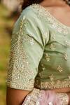 Samyukta Singhania_Multi Color Organza Sequins, Embroidery, Tassels Lehenga Set _Online_at_Aza_Fashions