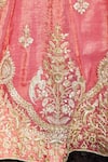 Samyukta Singhania_Pink Organza Sequins, Zari, Embroidery Lehenga Set _at_Aza_Fashions