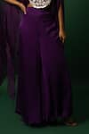 DAY AND MOOD_Embroidered Purple Kaftan Set _Online_at_Aza_Fashions