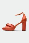 Oroh Orange Luton Genuine Leather Heels Online at Aza Fashions Oroh_Orange Luton Genuine Leather Heels _Online_at_Aza_Fashions