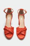 Oroh Orange Luton Genuine Leather Heels at Aza Fashions Oroh_Orange Luton Genuine Leather Heels _at_Aza_Fashions