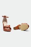 Shop Oroh Brown Genuine Leather Heels at Aza Fashions Shop_Oroh_Brown Genuine Leather Heels _at_Aza_Fashions