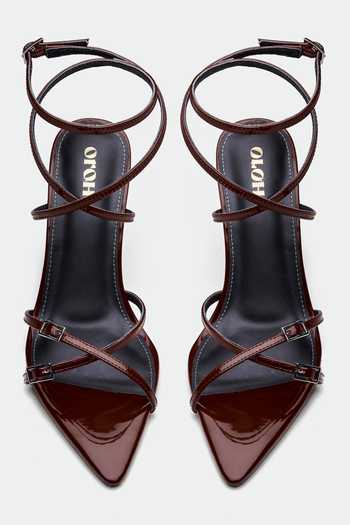 Shop_Oroh_Maroon Buckles Strappy Heels _at_Aza_Fashions
