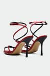 Buy_Oroh_Red Buckles Strappy Heels _Online_at_Aza_Fashions
