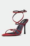 Shop_Oroh_Red Buckles Strappy Heels _Online_at_Aza_Fashions