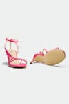 Shop_Oroh_Pink Genuine Leather Heels _at_Aza_Fashions