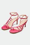 Buy_Oroh_Pink Genuine Leather Heels _at_Aza_Fashions