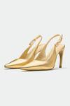 Buy Oroh Gold Designer Oxford Heels at Aza Fashions Buy_Oroh_Gold Designer Oxford Heels _at_Aza_Fashions