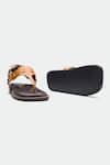Buy_Oroh_Brown Genuine Leather Edinburgh Flats _Online_at_Aza_Fashions