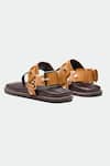 Shop_Oroh_Brown Genuine Leather Edinburgh Flats _Online_at_Aza_Fashions