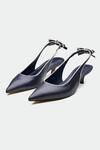 Buy_Oroh_Navy Bows Blue Designer Heels _at_Aza_Fashions