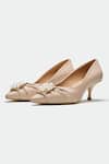 Buy_Oroh_Beige Pearls Embellished Heels _at_Aza_Fashions