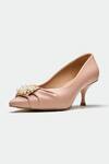 Shop_Oroh_Pink Pearls Embellished Heels _Online_at_Aza_Fashions