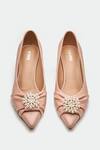 Oroh_Pink Pearls Embellished Heels _at_Aza_Fashions