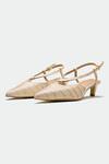 Buy Oroh Beige Crocodile Print Heels at Aza Fashions Buy_Oroh_Beige Crocodile Print Heels _at_Aza_Fashions