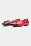 Buy_Oroh_Pink Designer Leather Flats _at_Aza_Fashions