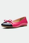 Shop_Oroh_Pink Designer Leather Flats _Online_at_Aza_Fashions