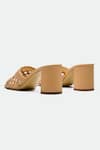 Buy_Oroh_Beige Woven Block Heels _Online_at_Aza_Fashions