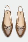 OROH_Brown Slingback Heels With Bow Detail _at_Aza_Fashions