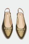 OROH_Green Bows Designer Slingback Heels _at_Aza_Fashions