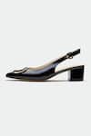 OROH_Derry Black Slingback Heels _Online_at_Aza_Fashions