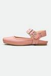 Buy_OROH_Pink Designer Gloucester Flats _Online_at_Aza_Fashions