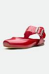 Shop_OROH_Red Designer Gloucester Flats _Online_at_Aza_Fashions