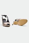 Shop_OROH_Gold Cracked Leather Heels _at_Aza_Fashions