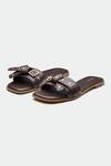 Buy_OROH_Brown Designer Manchester Flats _at_Aza_Fashions