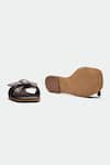 Shop_OROH_Brown Designer Manchester Flats _at_Aza_Fashions