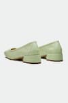 OROH_London Green Genuine Leather Heels _Online_at_Aza_Fashions