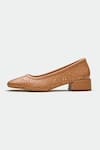 Oroh_Brown Designer London Heels _Online_at_Aza_Fashions