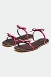 Buy_OROH_Pink Bow Detail Flats _at_Aza_Fashions