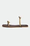 OROH_Brown Designer Bow Flats _Online_at_Aza_Fashions