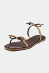 Shop_OROH_Brown Designer Bow Flats _Online_at_Aza_Fashions