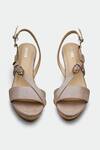 OROH_Beige Gold Dundee Wedge Sandals _at_Aza_Fashions